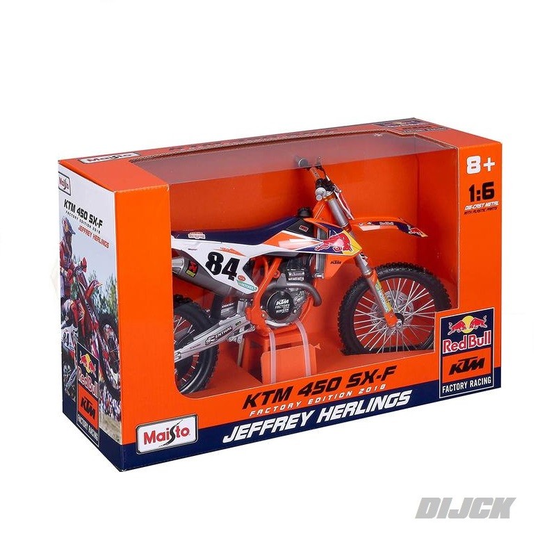 Kinder Specials Maisto KTM Red BullJeffrey Herlings 1 6 Van Dijck